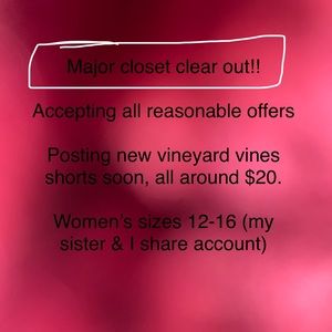 All reasonable offers